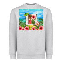 Heather Grey summer nana Heavyweight Sweatshirt - TumblerDesignByShophia