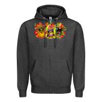 Charcoal Heather Cinco de mayo gnomies Zipper Hoodie - FaDigitalArtStudio