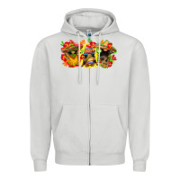 Dove Grey Cinco de mayo gnomies Zipper Hoodie - FaDigitalArtStudio