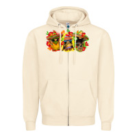 Sandshell Cinco de mayo gnomies Zipper Hoodie - FaDigitalArtStudio