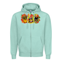 Seafoam Cinco de mayo gnomies Zipper Hoodie - FaDigitalArtStudio