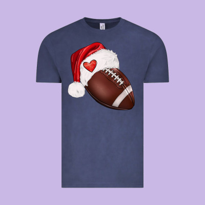 Christmas Sports Vintage Tee Designed By Barkaloodesign