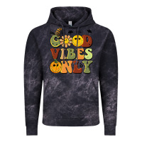 Cloud Black halloween good vibes only Vintage Hoodie - BarkalooDesign