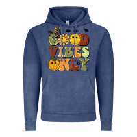 Vintage Denim halloween good vibes only Vintage Hoodie - BarkalooDesign
