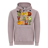 Vintage Zinc halloween good vibes only Vintage Hoodie - BarkalooDesign