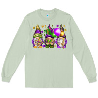 Matcha Mardi Gras gnomes Long Sleeve Tee - NancyCooperArtShop
