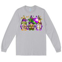 Moon Dust Mardi Gras gnomes Long Sleeve Tee - NancyCooperArtShop