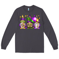 Smoke Mardi Gras gnomes Long Sleeve Tee - NancyCooperArtShop