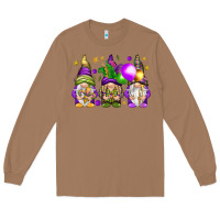 Toasted Coconut Mardi Gras gnomes Long Sleeve Tee - NancyCooperArtShop