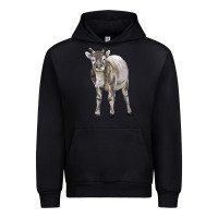 Black reindeer fawn deer Urban Hoodie - LillyAllenDesigns