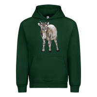 Forest Green reindeer fawn deer Urban Hoodie - LillyAllenDesigns