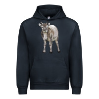 Navy reindeer fawn deer Urban Hoodie - LillyAllenDesigns