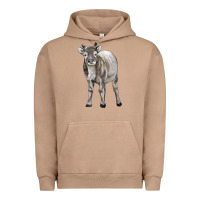 Pigment Burro reindeer fawn deer Urban Hoodie - LillyAllenDesigns
