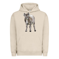 Pigment French Oak reindeer fawn deer Urban Hoodie - LillyAllenDesigns