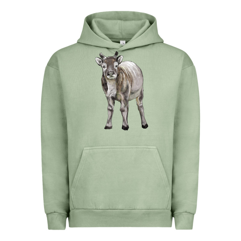 Reindeer Fawn Deer Urban Hoodie by LillyAllenDesigns | Teevron
