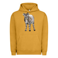 Pigment Peanut Butter reindeer fawn deer Urban Hoodie - LillyAllenDesigns