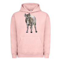 Pigment Salmon reindeer fawn deer Urban Hoodie - LillyAllenDesigns