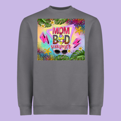 Mom Bod Summer Heavyweight Sweatshirt Designed By Tumblerdesignbyshophia