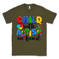 Army Green child with autism on board Classic Tee - Artiststas