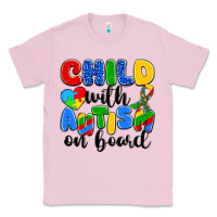 Bubblegum Pink child with autism on board Classic Tee - Artiststas