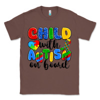 Chestnut child with autism on board Classic Tee - Artiststas