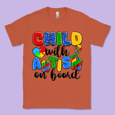 Child With Autism On Board Classic Tee Designed By Artiststas