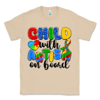 Mushroom child with autism on board Classic Tee - Artiststas