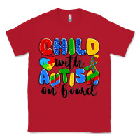Red child with autism on board Classic Tee - Artiststas
