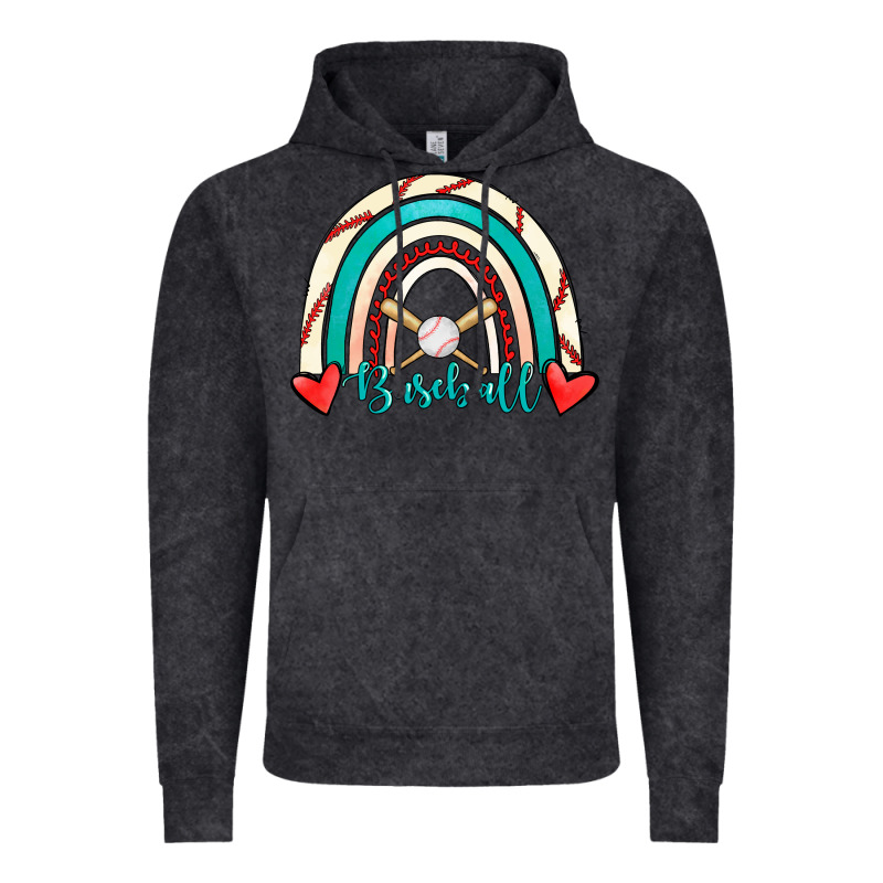 Baseball Rainbow Vintage Hoodie by RanaPortraitStore | Teevron
