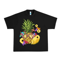 Black pineapple enjoying Urban Heavy Tee - BarkalooDesign