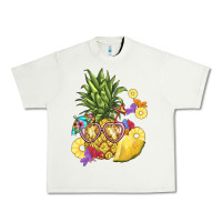 Pistachio pineapple enjoying Urban Heavy Tee - BarkalooDesign