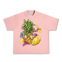 Salmon pineapple enjoying Urban Heavy Tee - BarkalooDesign