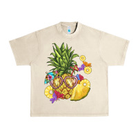 Sandshell pineapple enjoying Urban Heavy Tee - BarkalooDesign