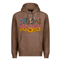 Chestnut Nursing In My Heart Premium Hoodie - FaDigitalArtStudio