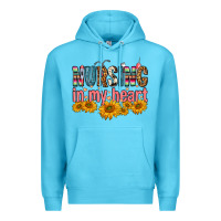 Ocean Blue Nursing In My Heart Premium Hoodie - FaDigitalArtStudio