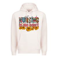 Pale Pink Nursing In My Heart Premium Hoodie - FaDigitalArtStudio