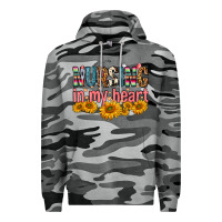 Slate Camo Nursing In My Heart Premium Hoodie - FaDigitalArtStudio