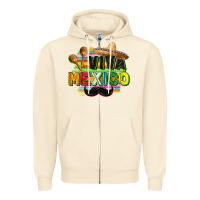 Sandshell Viva Mexico Zipper Hoodie - FaDigitalArtStudio