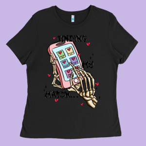 Finding My Match Ladies Tee Designed By Maliassmallbusiness
