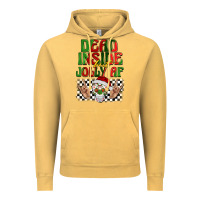Vintage Mustard dead inside but jolly af Vintage Hoodie - BarkalooDesign