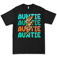 Black auntıe with lightning bolt Premium Tee - MaliasSmallBusiness