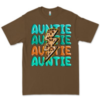 Cacao auntıe with lightning bolt Premium Tee - MaliasSmallBusiness