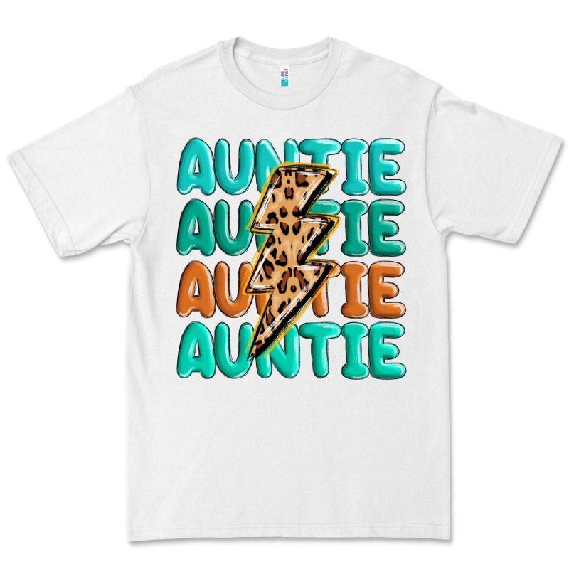 Auntıe With Lightning Bolt Premium Tee by MaliasSmallBusiness | Teevron