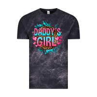 Cloud Black daddy's girl Vintage Tee - RanaPortraitStore