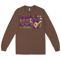 Chestnut Mardi Gras Day Nurse Long Sleeve Tee - NancyCooperArtShop