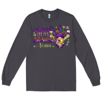 Smoke Mardi Gras Day Nurse Long Sleeve Tee - NancyCooperArtShop