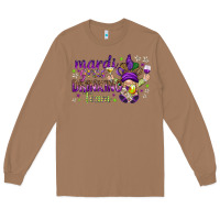 Toasted Coconut Mardi Gras Day Nurse Long Sleeve Tee - NancyCooperArtShop