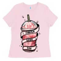 Bubblegum Pink finish your tbr Ladies Tee - MaliasSmallBusiness
