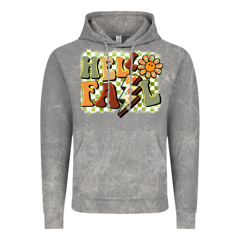 Groovy Hello Fall Vintage Hoodie by BarkalooDesign | Teevron