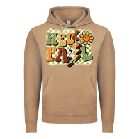 Vintage Coffee groovy hello fall Vintage Hoodie - BarkalooDesign